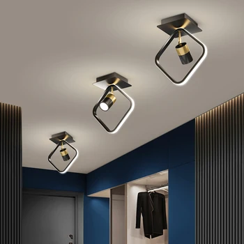 Black Nové moderné led stropné svietidlá pre obývacia izba izba office Koridoru Spot Lampy