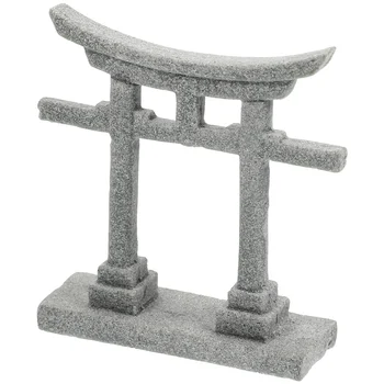 Brána Torii Japonský Dekor Akvárium Ornamenttank Miniatúrne Záhrada Krajiny Shinto Svätyne Micro Dekorácie Remesiel Pieskovec