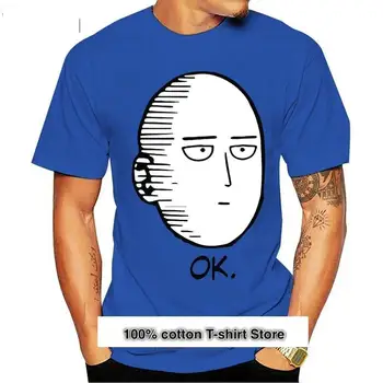 Camiseta de Jeden Úder Muž Ok Saitama Oppai para hombre, ropa de Manga de Anime japonés, nueva