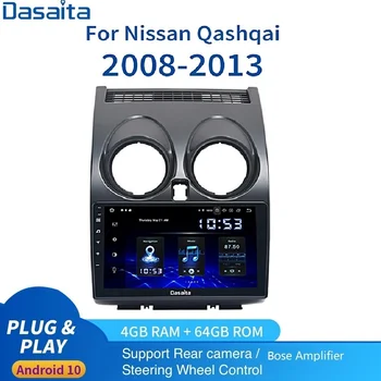 Dasaita pre Nissan Qashqai Multimediálne j10 j11 2008 2009 2010 2011 2012 2013 Auta PX6 Android Autoradio SWC Fotoaparát Bose Multimediálne