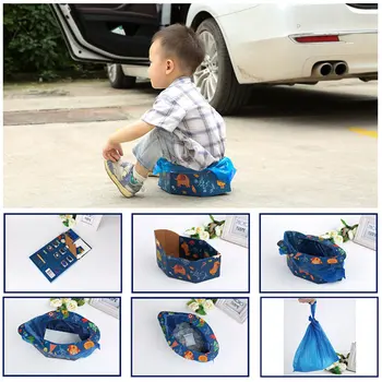 Dieťa Cestovný Nočník Seat Portable Wc Sedadlo Deti Pohodlné Asistent, Multifunkčný Ekologicky Stolice Cestovné Hrnčeky