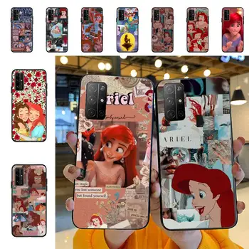 Disney Roztomilá Morská víla Ariel Telefón puzdro na Huawei Honor 10 i 8X C 5A 20 9 10 30 lite pro Voew 10 20 V30