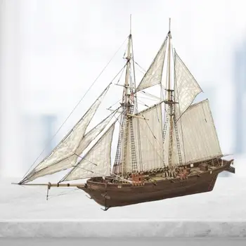 DIY Loď Montáž Model Klasická Drevená Plachetnica Dreva Domova