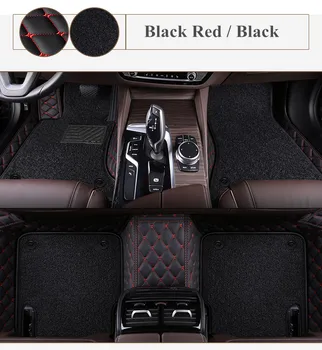 Dobrá kvalita! Vlastné špeciálne auto podlahové rohože pre Mercedes Benz GLC 43 AMG 2021-2015 odolné dvojité vrstvy koberce pre GLC43 2018