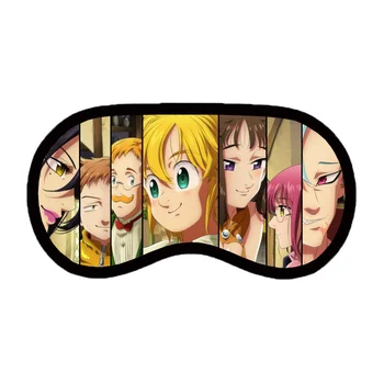 Komiksu, anime Sedem Smrteľných Hriechov Patch Unisex Spánku zaviazanými očami Bežné Oči Maska Eyepatch Teenager Roztomilý oči maska