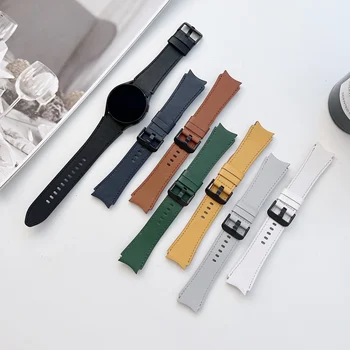 Kožený remienok Pre Samsung Galaxy watch 5/5pro/4 40 mm 44 mm 45mm, Vysoko kvalitné hodinky náramok Pre Galaxy sledovať 4 Classic 42mm 46 mm