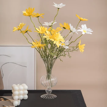 Kvetinové Vázy, Pre Domáce Dekorácie Kvetinové Vázy Moderný Stolový Terárium Sklenené Nádoby Ploche Kvetu Rastlín Váza