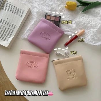 Kórejský Iny ID Kreditnej Karty Odznak Držiteľ Mini Prenosné Rúž, make-up Prípade údaj Hygienické Obrúsok Skladovanie Tašky Peniaze, Mince Tašky