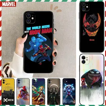 marvel Spiderman-jed Telefón púzdra Pre iphone 13 Pro Max prípade 12 11 Pro Max 8 PLUS 7PLUS 6S XR X XS 6 mini se mobilné