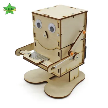 Mince-jesť Robot Deti Hobby Ručné Veda Experiment Auta Vedy A Techniky Malých Výrobných Vianočné Darčeky