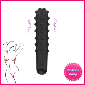 Nabíjanie pomocou pripojenia USB Vibračná Masáž Stick Ženské Sexuálne Hračky pre Dospelých Výrobky Zábavnej Upozorňuje Stick Stimulácia Klitorisu AV Stick Hračka Sex