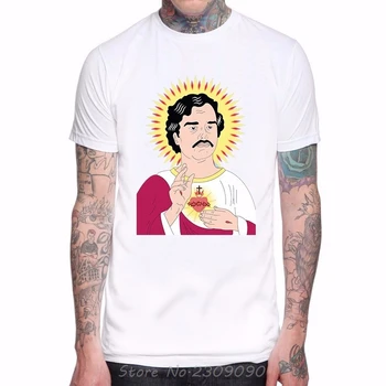 Narcos Mužov Krátky Rukáv T Shirt Camisetas Pablo Escobar Gangster Camisa Mužov Streetwear Bavlna T-shirt Hip Hop Tees