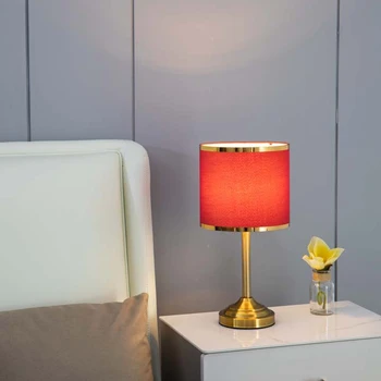 Nordic Moderné Stolové Svietidlo Vnútorné Osvetlenie Obývacej Izby, Spálne, Obývacia Izba Dekor Látkové Tienidlo Led Nočné Lampy Železa Stolná Lampa