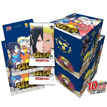 Nové Pôvodného Naruto Kolekcia Deluxe Vydanie Karty Naruto Sasuke Anime Charakter TCG Dosková Hra Hračky pre Deti Vianočné Darčeky