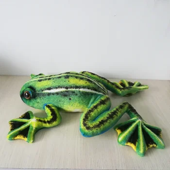 o 42cm farebné realisticky žaba plyšové hračky mäkká bábika darček k narodeninám s2026