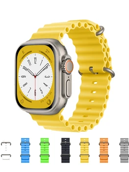 Ocean Popruh Pre Apple hodinky kapela 44 mm 40 mm série 6 5 4 se ultra 49 mm 42mm 38 mm 40 44 45 mm náramok iWatch series 3 7 8 45mm 41