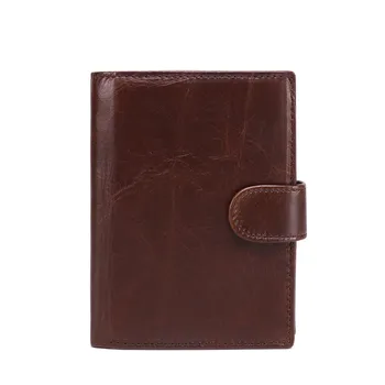 Originálne Kožené pánske peňaženky rfid multi-slot bežné retro peňaženky Veľkú kapacitu, vrecko na mince peňaženky