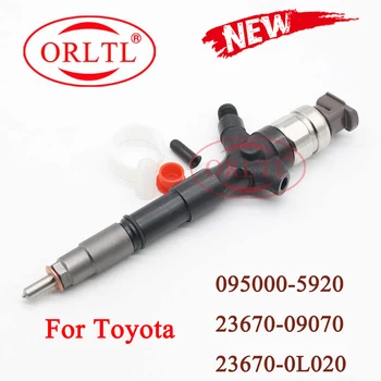ORLTL 095000-5920 23670-0L020 Pôvodný Motor Auta Injektor 0950005920 Common Rail Inyector 5920 Pre 1kd Toyota Hilux 3.0 L