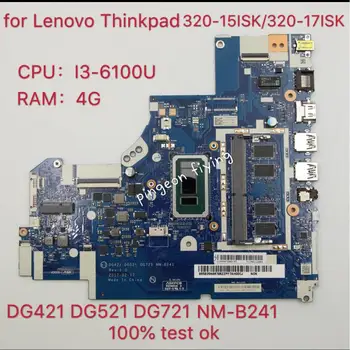 pre Lenovo Ideapad 320-15ISK Notebook základná Doska PROCESOR:I3-6006U RAM:4G NM-B241 Doske FRU 5B20N86787 5B20N86786 100% Test Ok