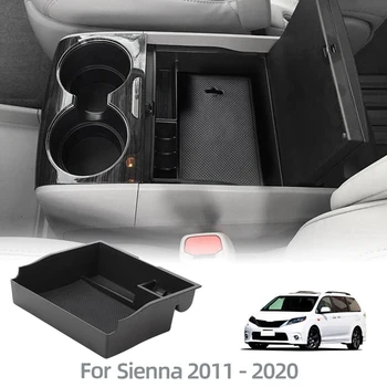 Pre Toyota Sienna Na Roky 2011-2020 Auto Centrálnej Konzoly Organizátor Opierke Úložný Box Palety Organizátor Zásobník Rukavice Box