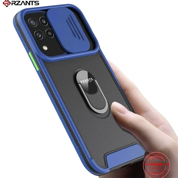 Rzants Pre Samsung Galaxy A22 4G Prípade, Anti-Slip Shockproof Krúžok Držiak na Objektív Ochrana Tenký Kryt Telefónu