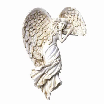 Rám dverí Anjel Dekor Sochy Tvorivé 3D Anjel Krídla Obtlačky Dekoračné Umelecké Remeslá na Svadbu a Výročia