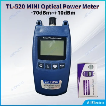 TL-520 MINI Optické vláknové Power Meter -70dBm~+10dBm Vlákien Optického Kábla Tester s vysokou presnosťou Univerzálne rozhranie zadarmo lode