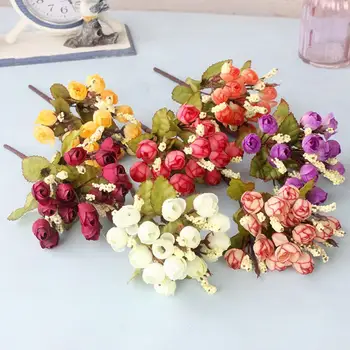 Umelá Kvetina, Oko-lov Realisticky Vyzerajúce Umelé Hodvábneho Kvetu Živé Falošné Kvet Ploche Ornament pre Domáce