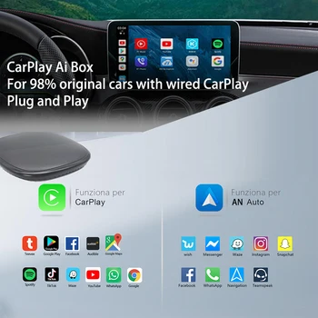 UX999 Pro Carplay Ai Box Bezdrôtový Carplay Box Car Multimedia Player Plug And Play Carplay Auto Príslušenstvo