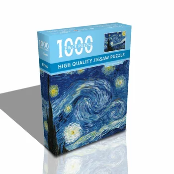 Van Gogh Série Puzzle 1000 Kusov Papiera, Skladačky Na Hviezdna Noc 70x50cm 15 Dizajn Dospelých Darček Jemné Hračky Hry Veľkoobchod Položky