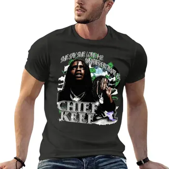 Vedúci Keef Rap Nadrozmerná Vtipné Tričko Mužov Oblečenie Krátky Rukáv Streetwear Veľká Veľkosť Topy Čaj
