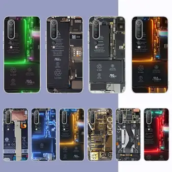 Vo vnútri doska doska Telefón puzdro pre Samsung S21 A10 pre Redmi Poznámka 7 9 pre Huawei P30Pro Česť 8X 10i kryt