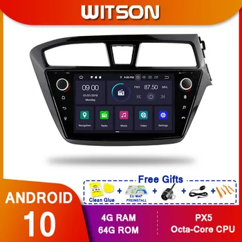 WITSON！ Android10 Octa-core PX5 AUTO DVD prehrávač HYUNDAI I20 2014-2017 ( RHD ) IPS 4 GB RAM, 64 GB ROM AUTA GPS NAVIGÁCIE
