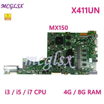 X411UNV i3/i5/i7CPU 4G/8G RAM MX150/4G Doske Pre Asus X411UN X411UNV X411UQ X411UA S4200U S4200 Notebook MotherboardUsed
