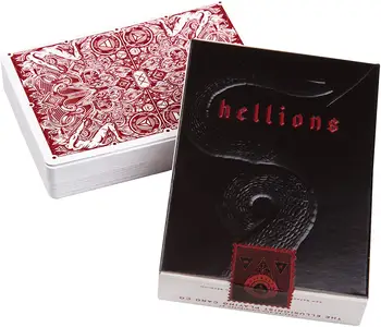 Červená Madison Hellions V2, Hrá Karty DM Ellusionist Palube Požičovňa Poker USPCC Limited Edition Kúzla Magic Rekvizity
